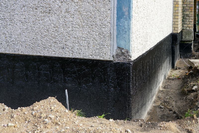 Exterior Foundation Sealant Application